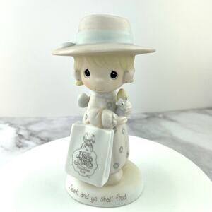 Precious Moments Seek And You Shall Find Shopper 1984 Samuel Butcher by Enesco